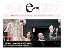 Tablet Screenshot of eventsbygigi.com